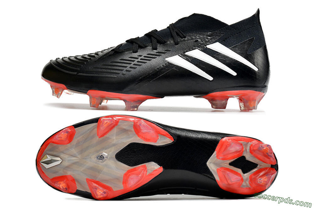 Adidas Predator Edge.1 FG High-Tops Football Boots - Black/White 0