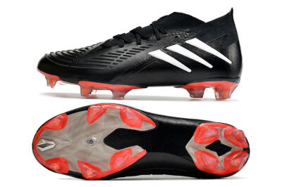 Adidas Predator Edge.1 FG High-Tops Football Boots - Black/White