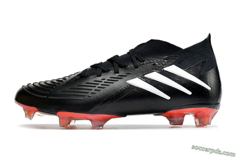 Adidas Predator Edge.1 FG High-Tops Football Boots - Black/White 2