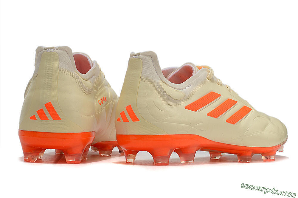 Adidas Copa Pure.1 FG Low-Tops Football Boots - Beige/Orange 6