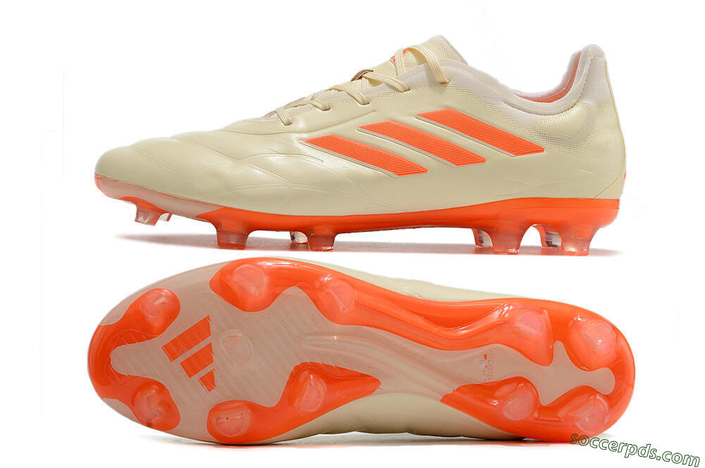 Adidas Copa Pure.1 FG Low-Tops Football Boots - Beige/Orange 0