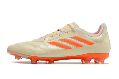 Adidas Copa Pure.1 FG Low-Tops Football Boots - Beige/Orange