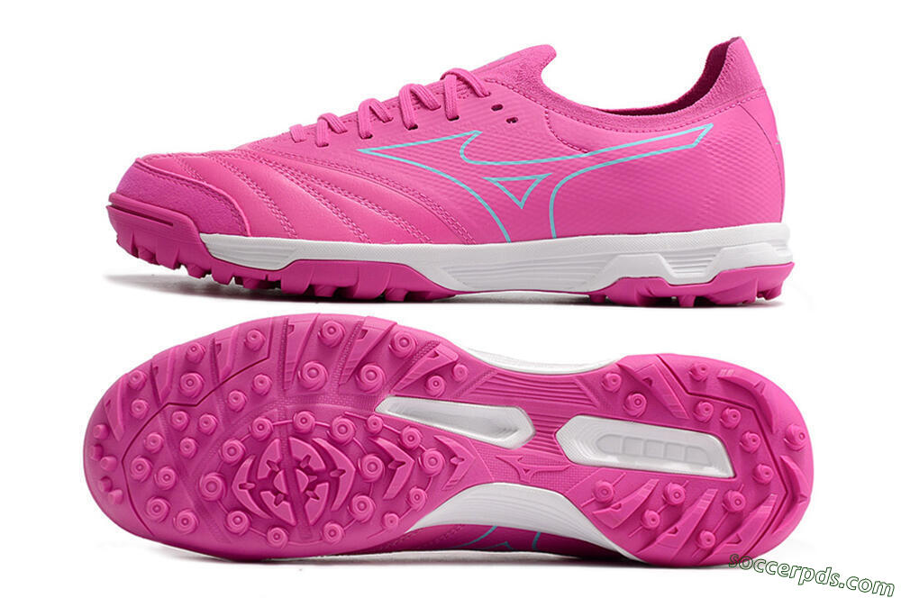 Mizuno Morelia Neo Sala β Japan TF Low-Tops Football Shoes - Pink/Blue 0