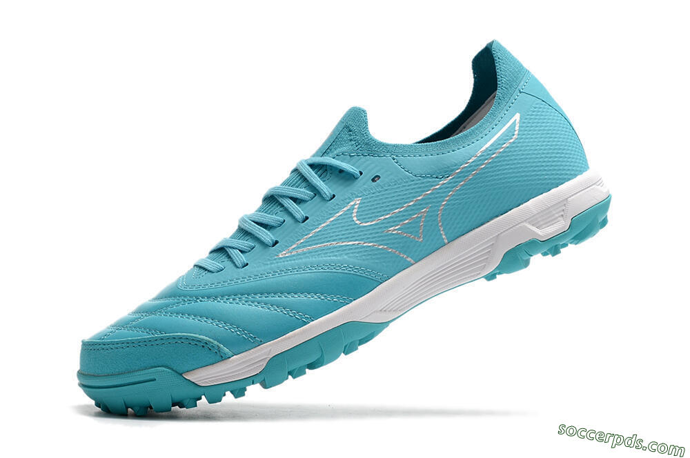 Mizuno Morelia Neo Sala β Japan TF Low-Tops Football Shoes - Blue/White 5