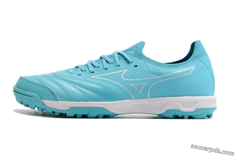 Mizuno Morelia Neo Sala β Japan TF Low-Tops Football Shoes - Blue/White 2