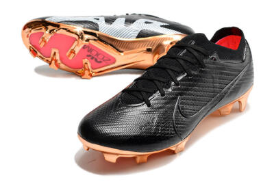 Nike Air Zoom Mercurial Vapor 15 Elite FG Low-Tops Football Boots - Black/Gold