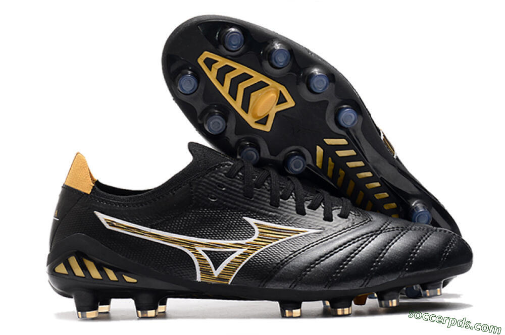 Mizuno Morelia Neo 3 Japan FG Low-Tops Football Boots - Black/Yellow 1