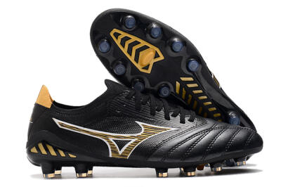 Mizuno Morelia Neo 3 Japan FG Low-Tops Football Boots - Black/Yellow
