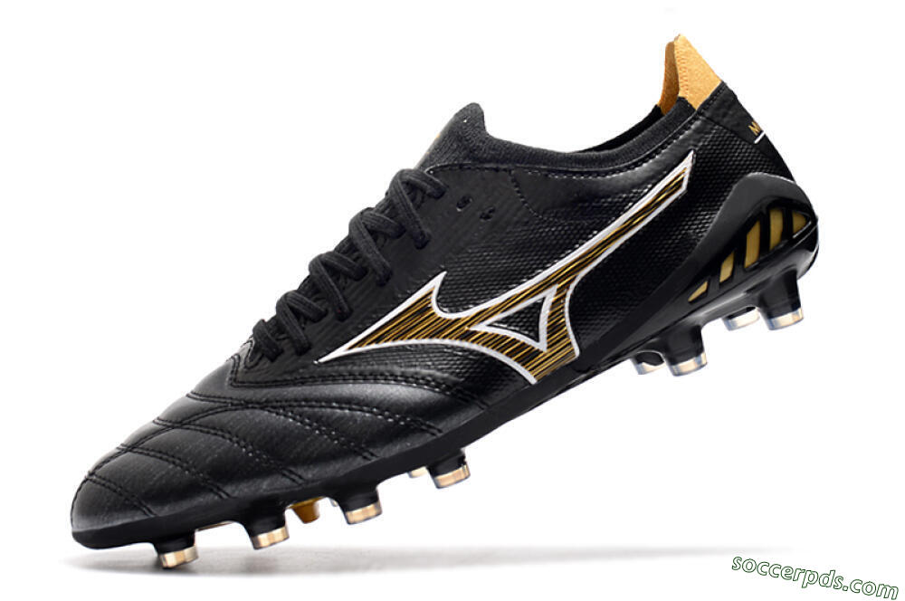 Mizuno Morelia Neo 3 Japan FG Low-Tops Football Boots - Black/Yellow 4