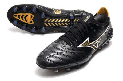 Mizuno Morelia Neo 3 Japan FG Low-Tops Football Boots - Black/Yellow