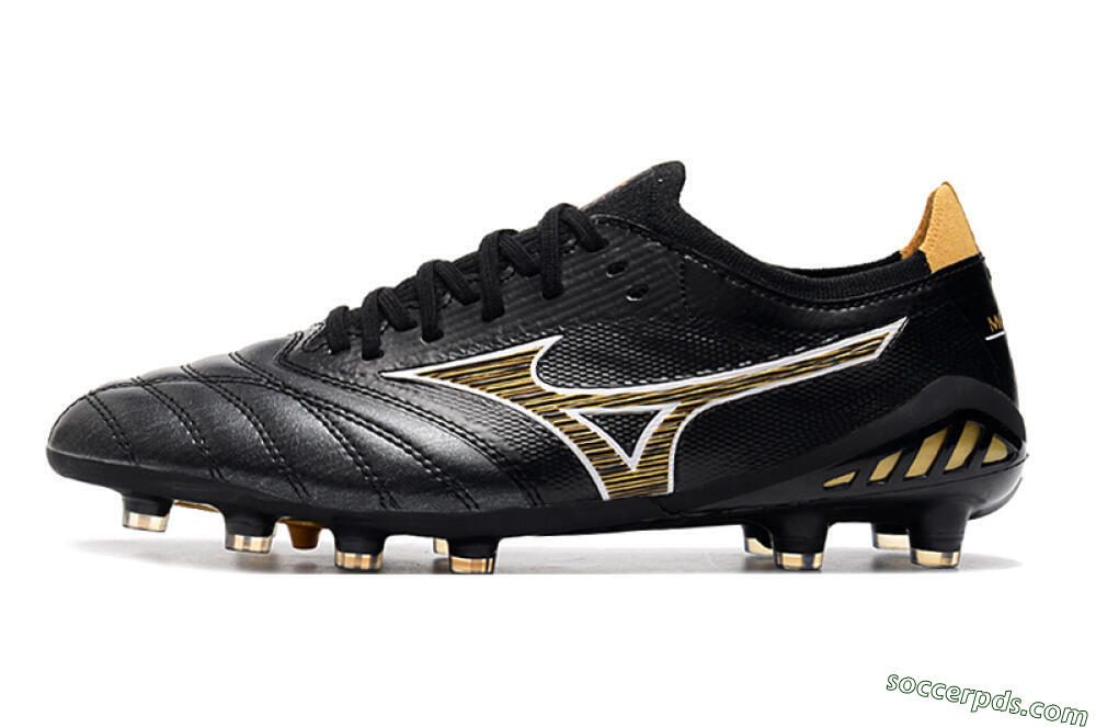Mizuno Morelia Neo 3 Japan FG Low-Tops Football Boots - Black/Yellow 2