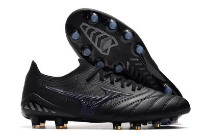 Mizuno Morelia Neo 3 Japan FG Low-Tops Football Boots - Black/Blue