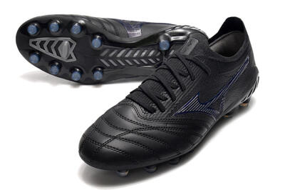 Mizuno Morelia Neo 3 Japan FG Low-Tops Football Boots - Black/Blue