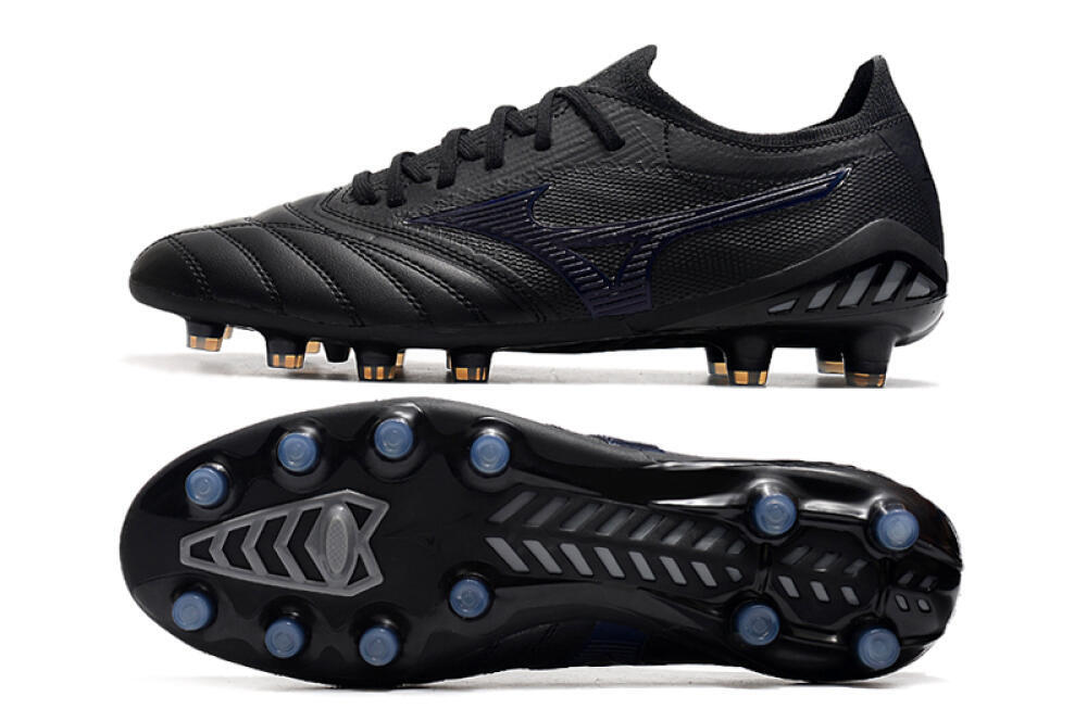 Mizuno Morelia Neo 3 Japan FG Low-Tops Football Boots - Black/Blue 0