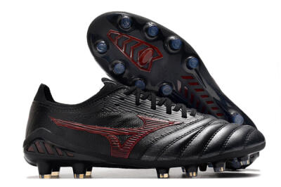 Mizuno Morelia Neo 3 Japan FG Low-Tops Football Boots - Black/Red
