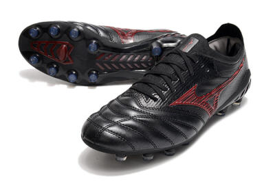 Mizuno Morelia Neo 3 Japan FG Low-Tops Football Boots - Black/Red