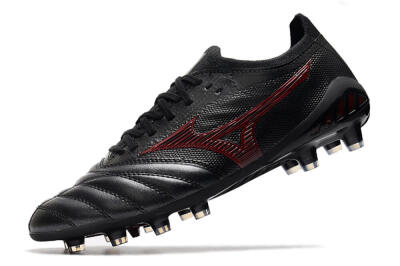 Mizuno Morelia Neo 3 Japan FG Low-Tops Football Boots - Black/Red