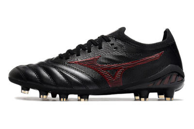 Mizuno Morelia Neo 3 Japan FG Low-Tops Football Boots - Black/Red