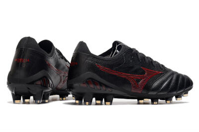 Mizuno Morelia Neo 3 Japan FG Low-Tops Football Boots - Black/Red