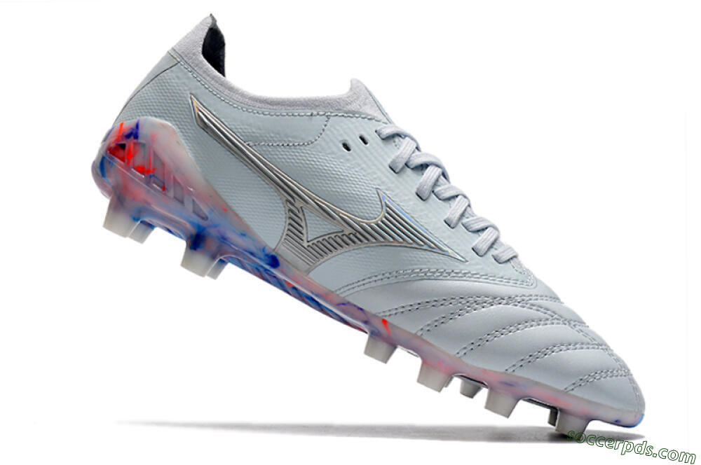 Mizuno Morelia Neo 3 Japan FG Low-Tops Football Boots - White/Blue 4