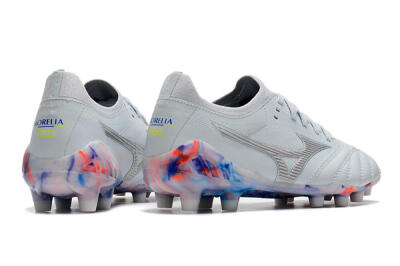 Mizuno Morelia Neo 3 Japan FG Low-Tops Football Boots - White/Blue