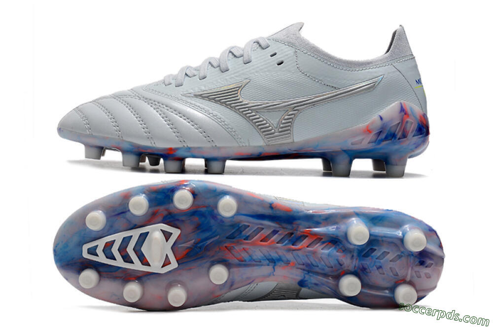 Mizuno Morelia Neo 3 Japan FG Low-Tops Football Boots - White/Blue 0
