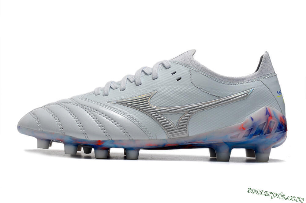 Mizuno Morelia Neo 3 Japan FG Low-Tops Football Boots - White/Blue 2