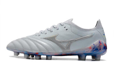 Mizuno Morelia Neo 3 Japan FG Low-Tops Football Boots - White/Blue