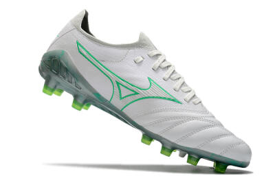 Mizuno Morelia Neo 3 Japan FG Low-Tops Football Boots - White/Green