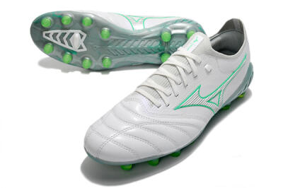 Mizuno Morelia Neo 3 Japan FG Low-Tops Football Boots - White/Green
