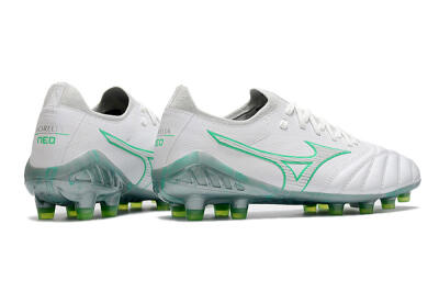 Mizuno Morelia Neo 3 Japan FG Low-Tops Football Boots - White/Green