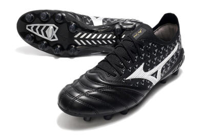 Mizuno Morelia Neo 3 Japan FG Low-Tops Football Boots - Black/White