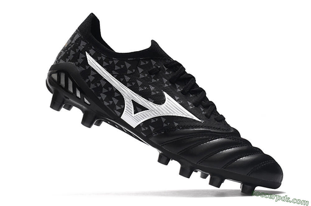 Mizuno Morelia Neo 3 Japan FG Low-Tops Football Boots - Black/White 4