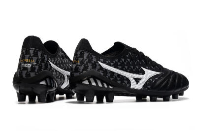 Mizuno Morelia Neo 3 Japan FG Low-Tops Football Boots - Black/White