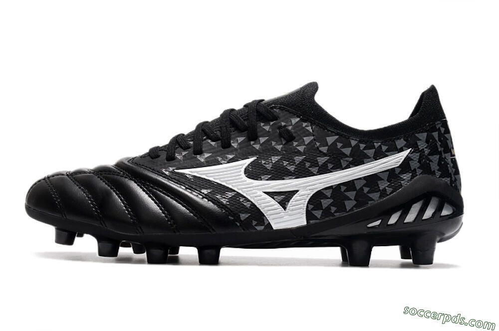 Mizuno Morelia Neo 3 Japan FG Low-Tops Football Boots - Black/White 2
