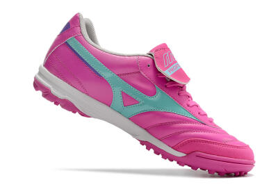 Mizuno Morelia Sala Classic TF Low-Tops Football Shoes - Pink/Blue
