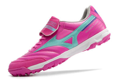 Mizuno Morelia Sala Classic TF Low-Tops Football Shoes - Pink/Blue