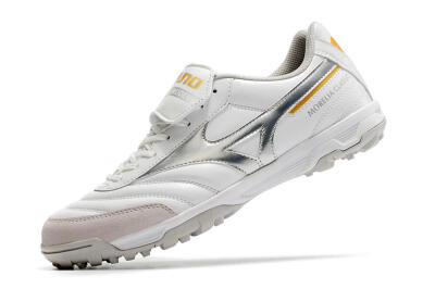 Mizuno Morelia Sala Classic TF Low-Tops Football Shoes - White/Silver