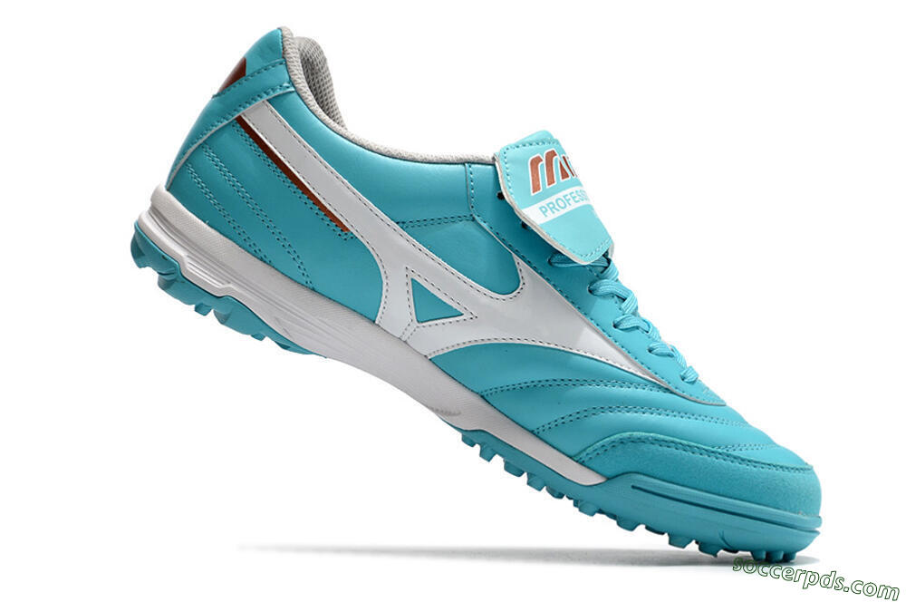 Mizuno Morelia Sala Classic TF Low-Tops Football Shoes - Blue/White 4