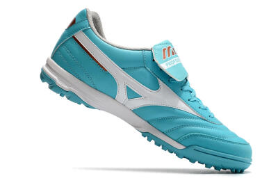 Mizuno Morelia Sala Classic TF Low-Tops Football Shoes - Blue/White