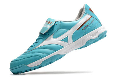 Mizuno Morelia Sala Classic TF Low-Tops Football Shoes - Blue/White
