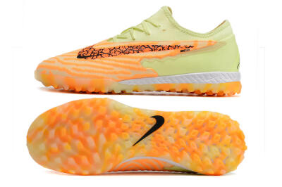 Nike React Phantom GX Pro TF Low-Tops Football Shoes - Orange/Green