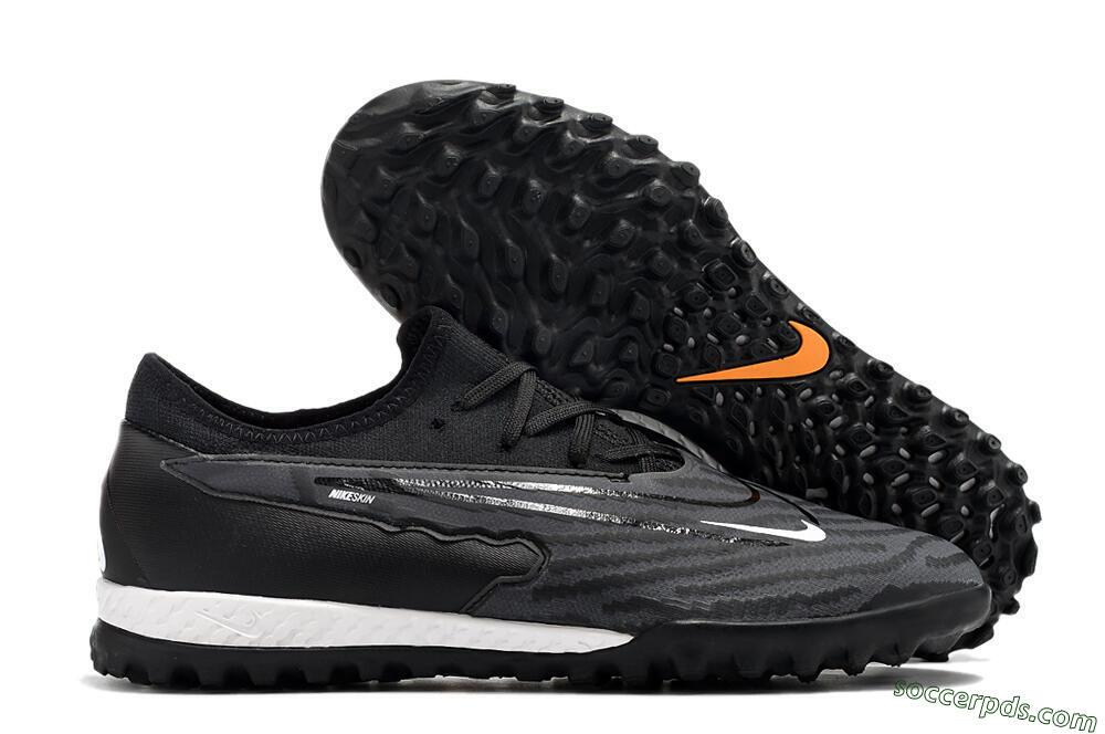 Nike React Phantom GX Pro TF Low-Tops Football Shoes - Black/White 1