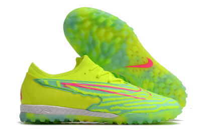 Nike React Phantom GX Pro TF Low-Tops Football Shoes - Green/Pink