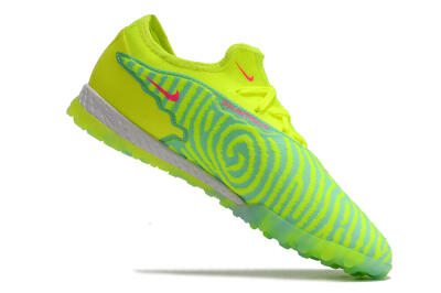Nike React Phantom GX Pro TF Low-Tops Football Shoes - Green/Pink