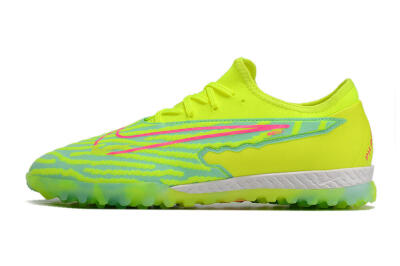 Nike React Phantom GX Pro TF Low-Tops Football Shoes - Green/Pink
