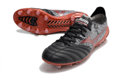 Mizuno Morelia Neo 3 Japan FG Low-Tops Football Boots - Black/White/Red