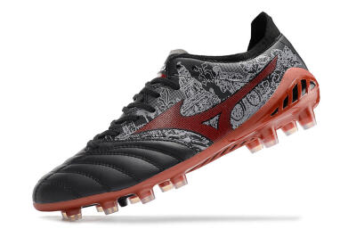 Mizuno Morelia Neo 3 Japan FG Low-Tops Football Boots - Black/White/Red