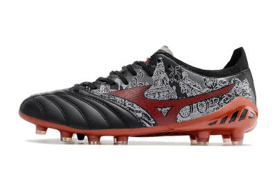 Mizuno Morelia Neo 3 Japan FG Low-Tops Football Boots - Black/White/Red