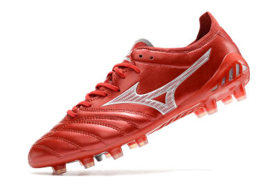 Mizuno Morelia Neo 3 Japan FG Low-Tops Football Boots - Red/White